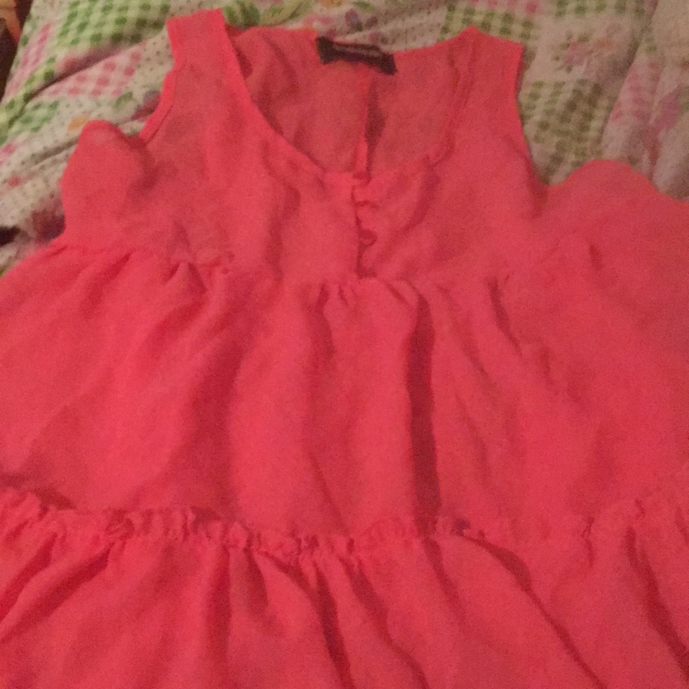 Peach blouse